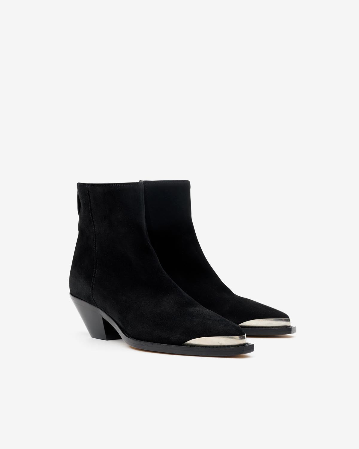 Boots en cuir adnae - Noir - Woman - 6