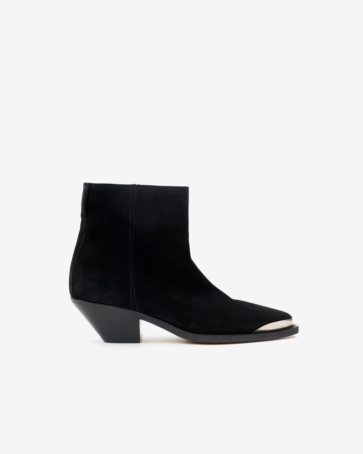 Boots en cuir adnae - Noir - Woman - 2