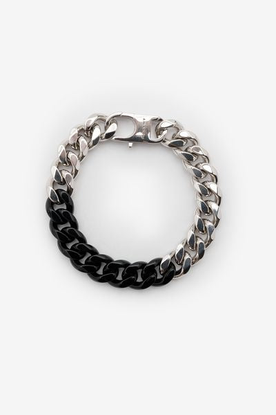 Armband andrea - Black and silver - Man - 1