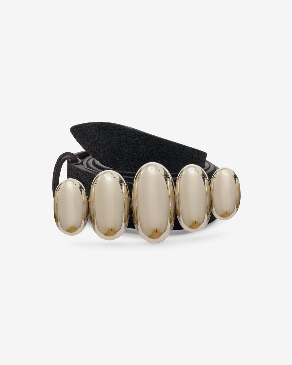 ISABEL MARANT フリツテラトトラウサ PA0032FCB1F01I ECBK ZEKIA TOP Woman black-ochre | ISABEL MARANT Official online
