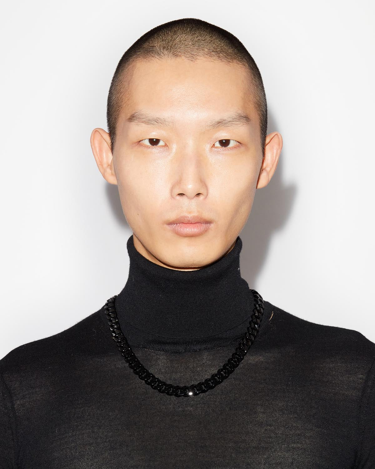 Andrea necklace - Black and silver - Man - 2