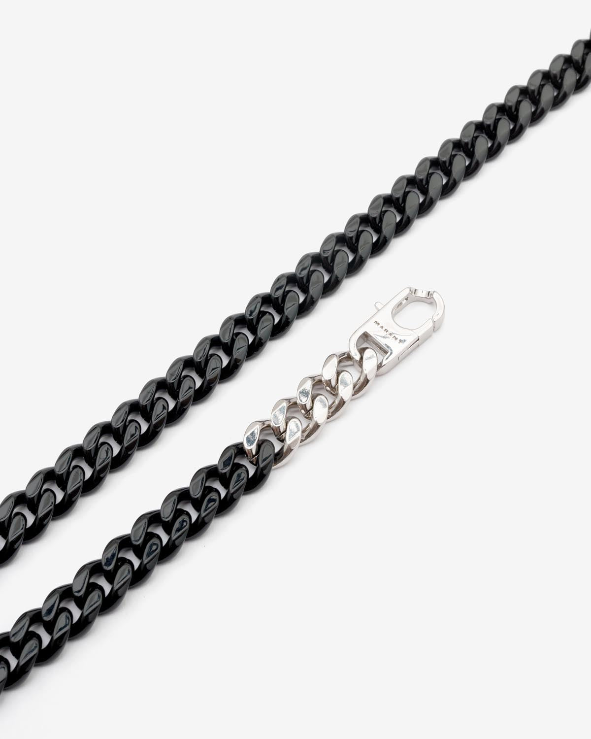 Andrea necklace Man Black and silver 3