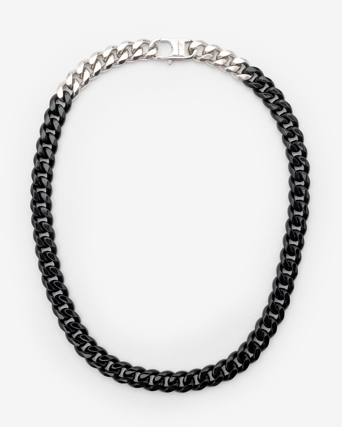 Andrea necklace - Black and silver - Man - 1