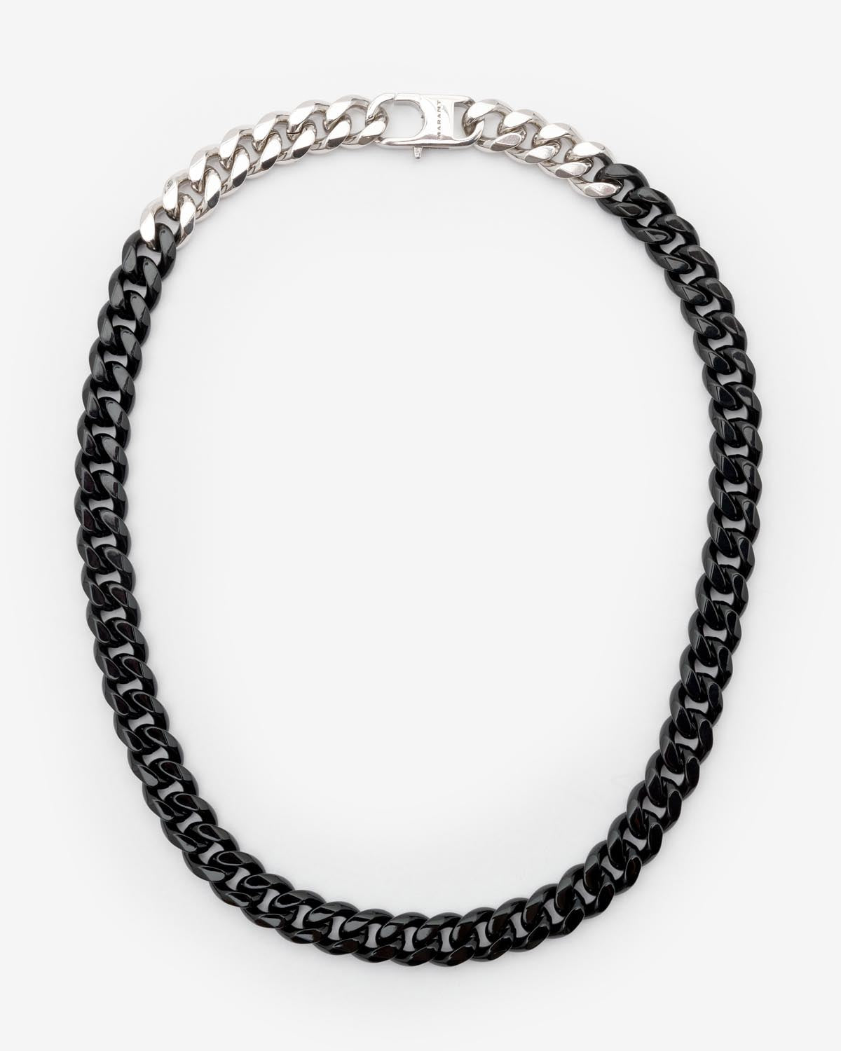 Andrea necklace Man Black and silver 1
