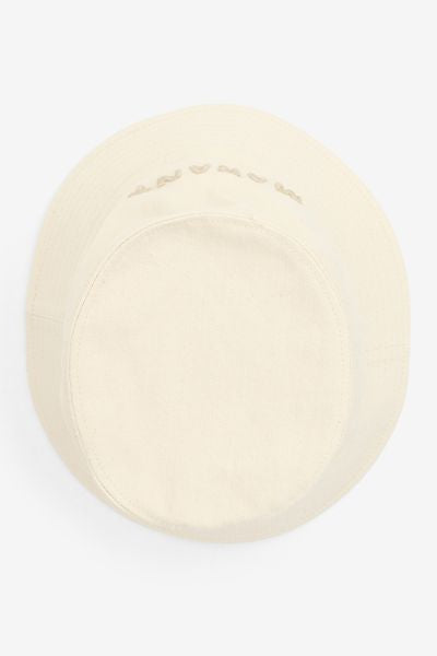 Bob à logo brodé haley - Écru-écru - Man - 15