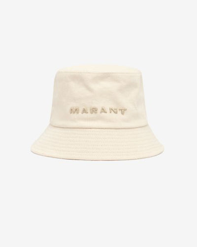 Bob à logo brodé haley - Écru-écru - Man - 3