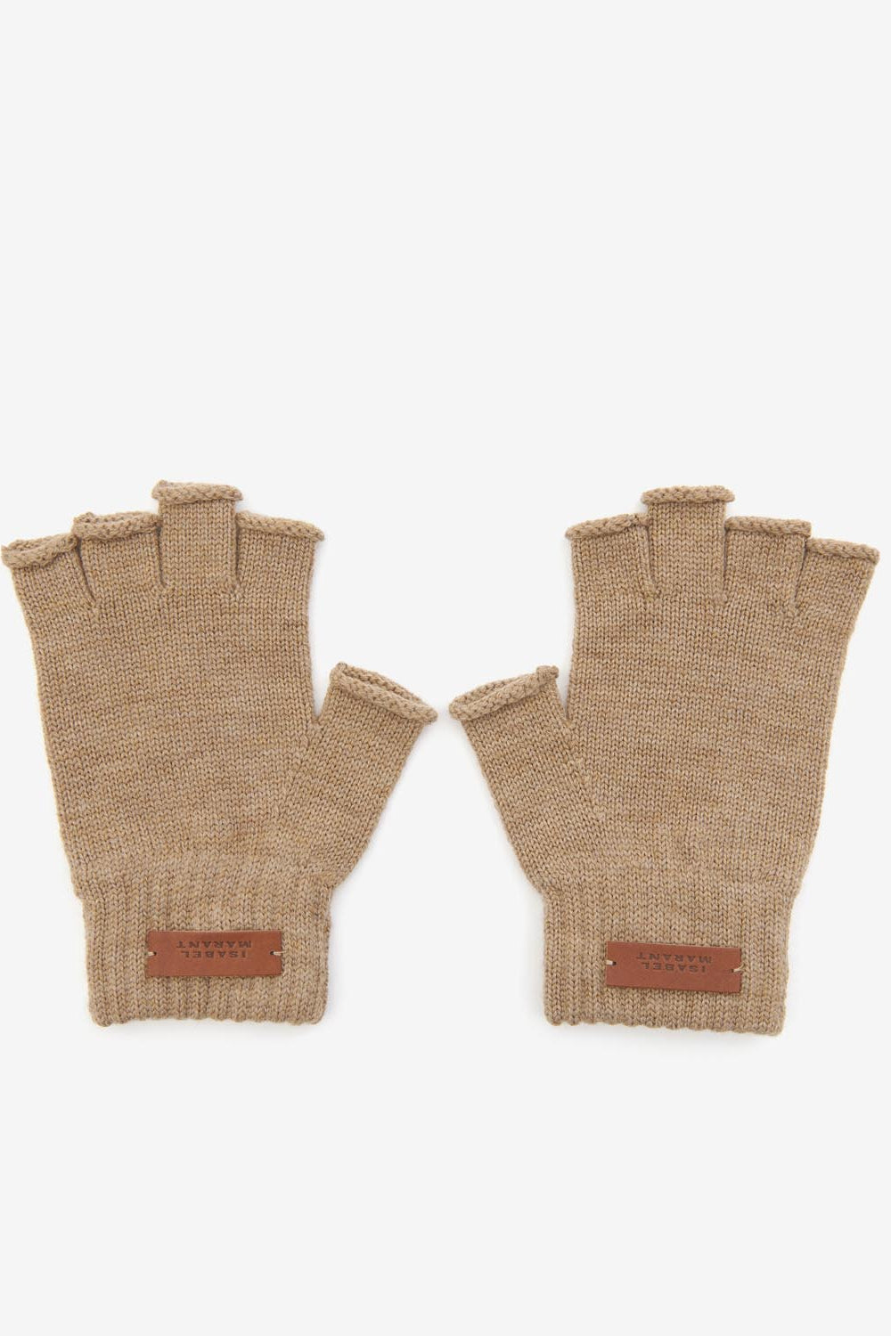 Mitaines en laine mérinos unie blizzi - Taupe - Man - 1