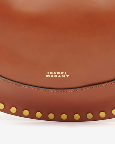 Naoko studded leather bag - Cognac - Woman - 6