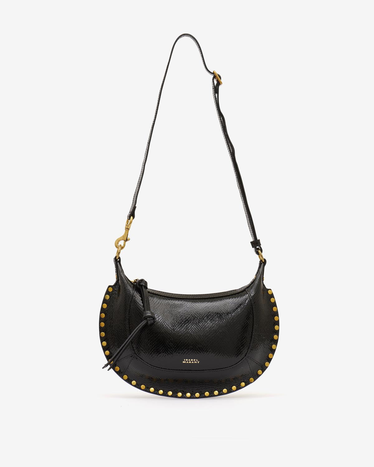 Bolso de hombro de piel oskan moon - Negro - Woman - 6