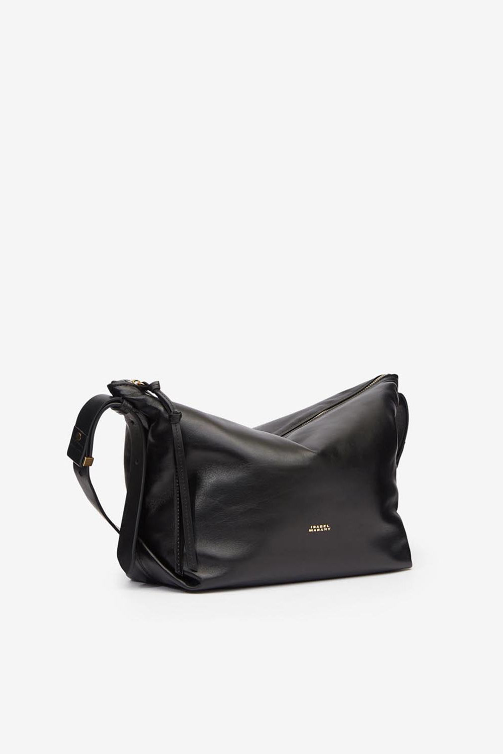 Leyden shoulder bag in soft and supple leather - Black - Woman - 5