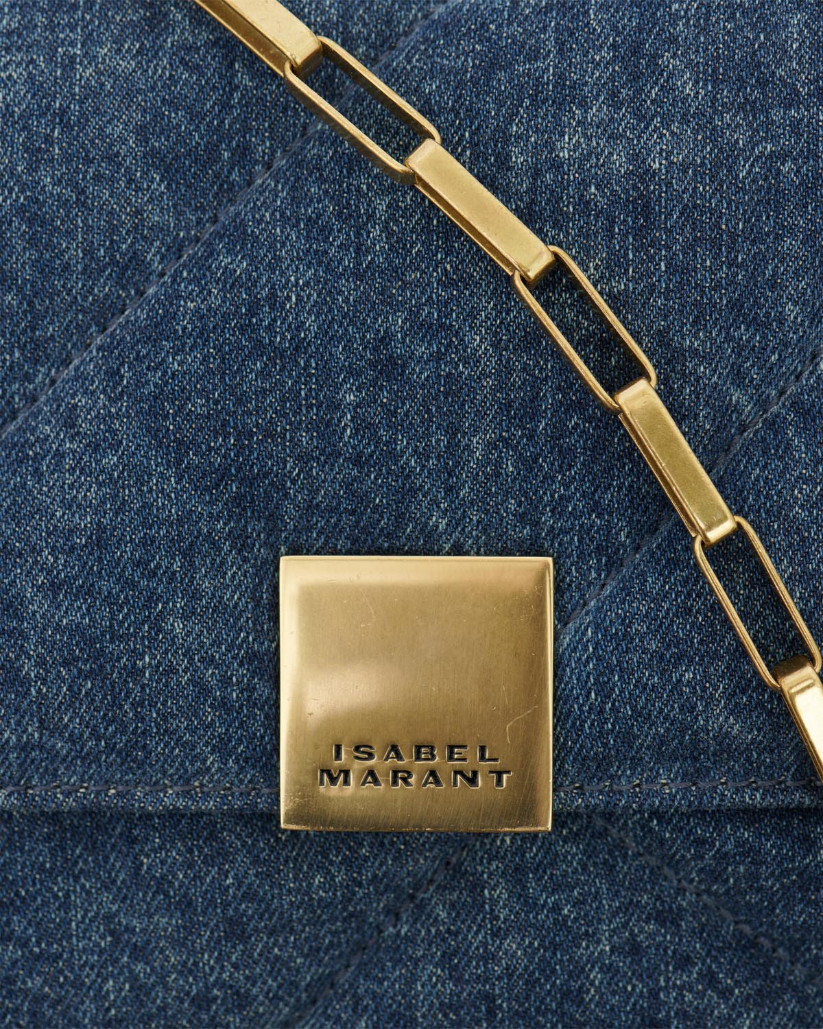 Borsa in pelle trapuntata merine puffy - Blu scuro - Woman - 3