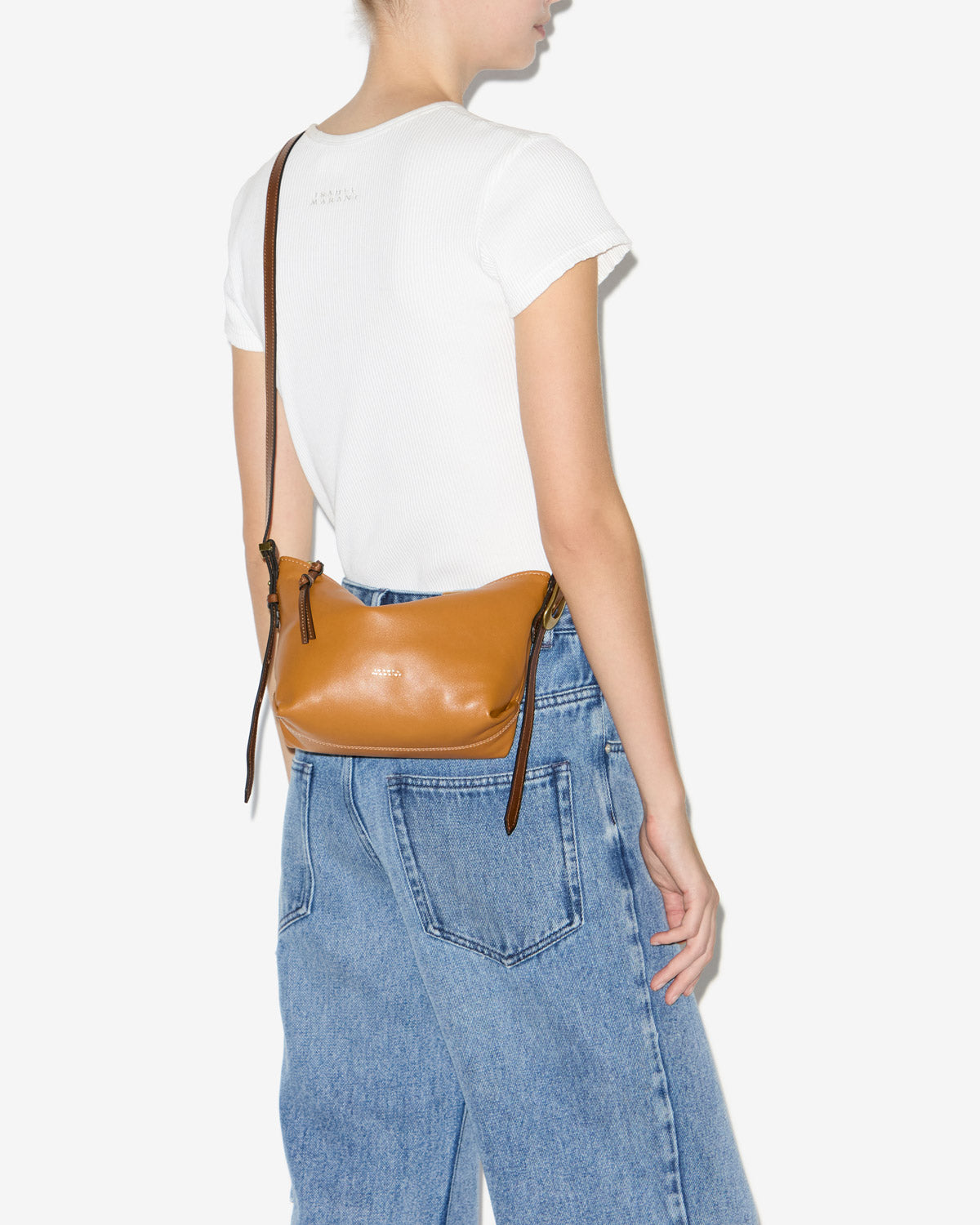 Leyden ラムスキン ミニバッグ - Cognac - Woman - 4