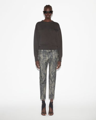 Shad 로고 스웻셔츠 - 검정으로 씻어낸 - Woman - 3