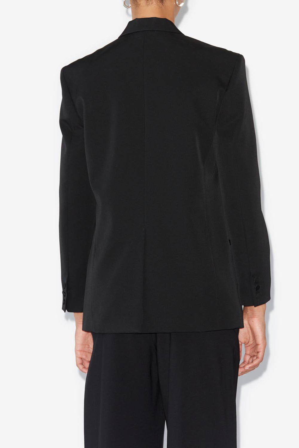 Peagan plain wool jacket - Black - Woman - 9