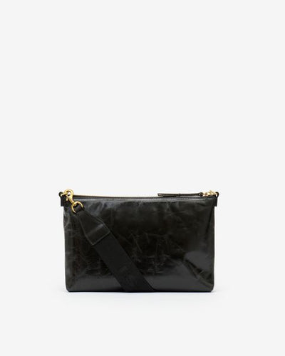 Nessah soft leather shoulder bag - Black - Woman - 3