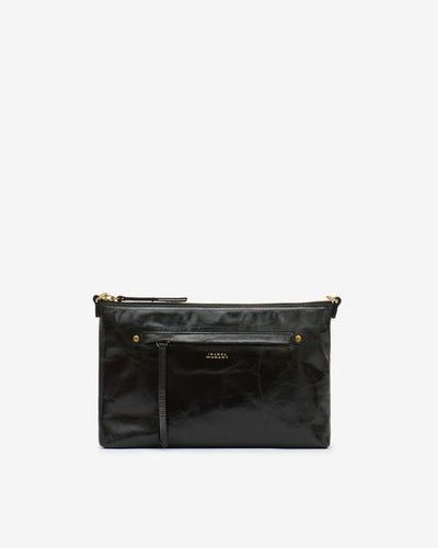Nessah soft leather shoulder bag - Black - Woman - 1