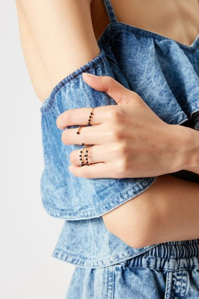 Casablanca ring - Black - Woman - 2