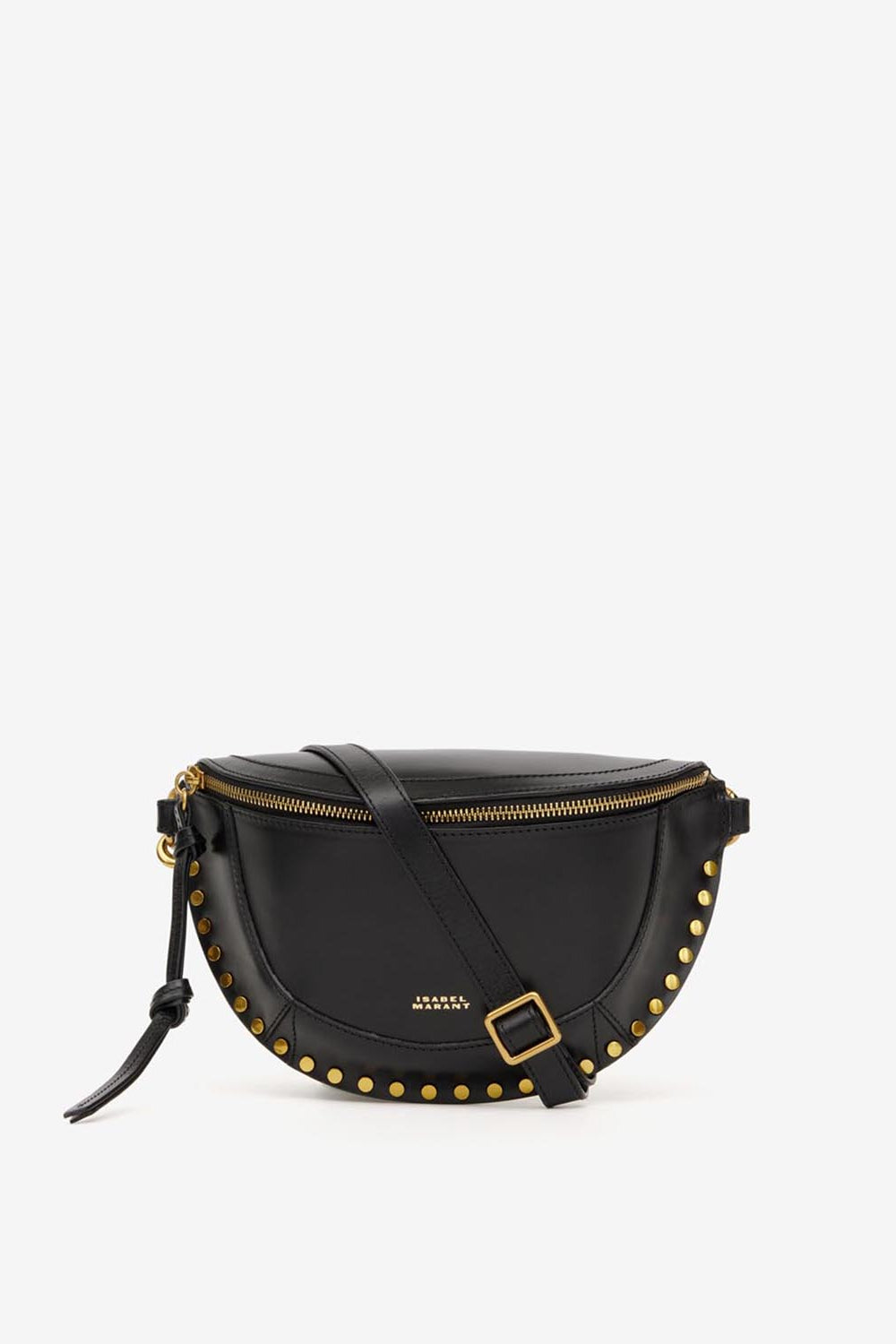 Sac banane en cuir de veau skano - Noir - Woman - 1
