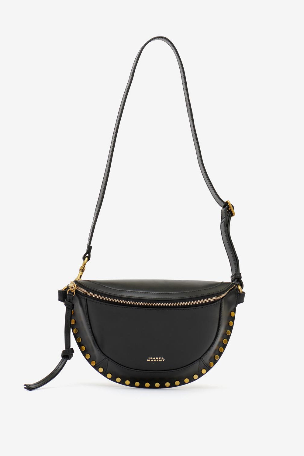 Sac banane en cuir de veau skano - Noir - Woman - 11