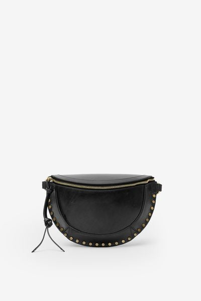 Sac banane en cuir de veau skano - Noir - Woman - 12