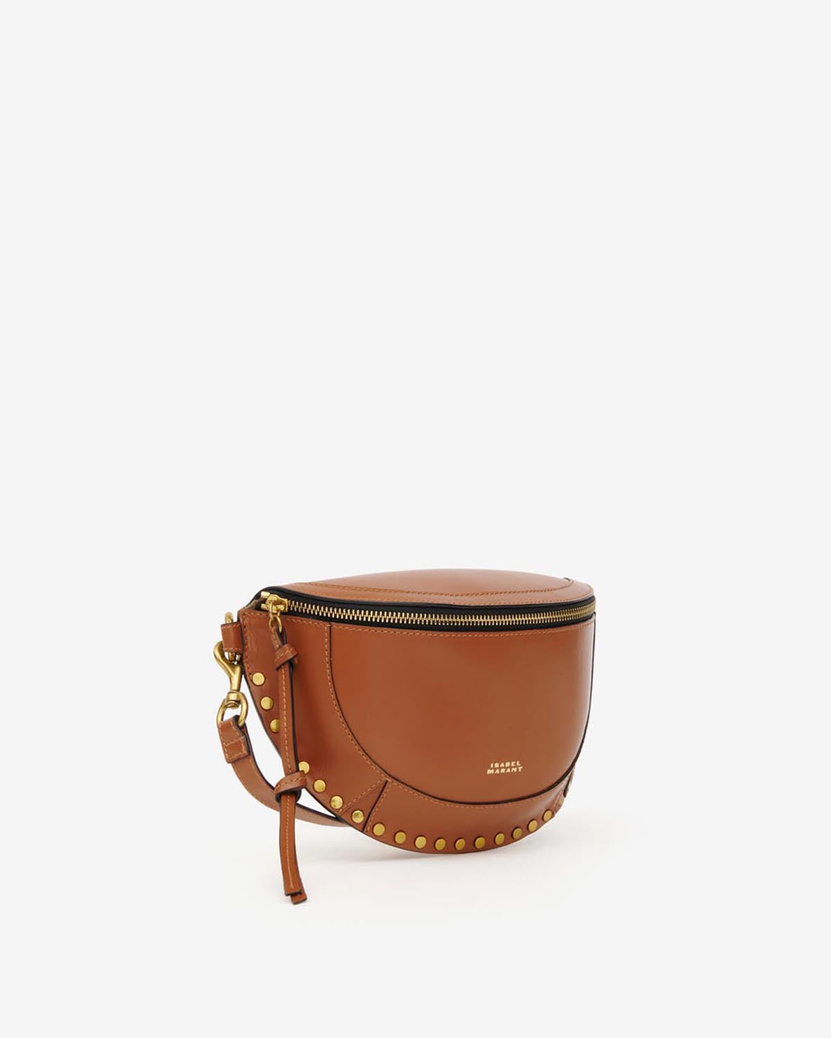 Skano belt bag in calfskin leather - Cognac - Woman - 5