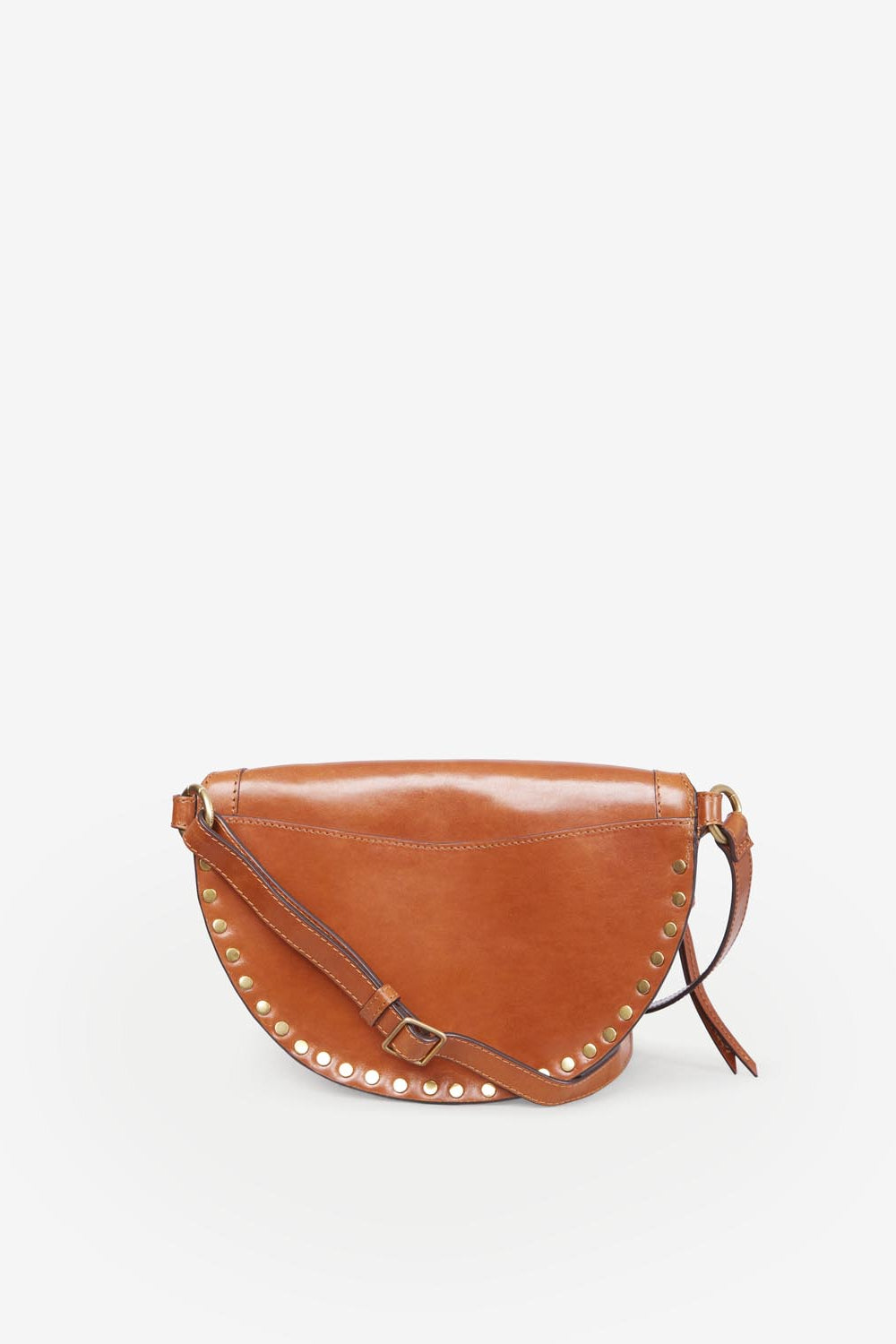 Sac banane en cuir de veau skano - Cognac - Woman - 4