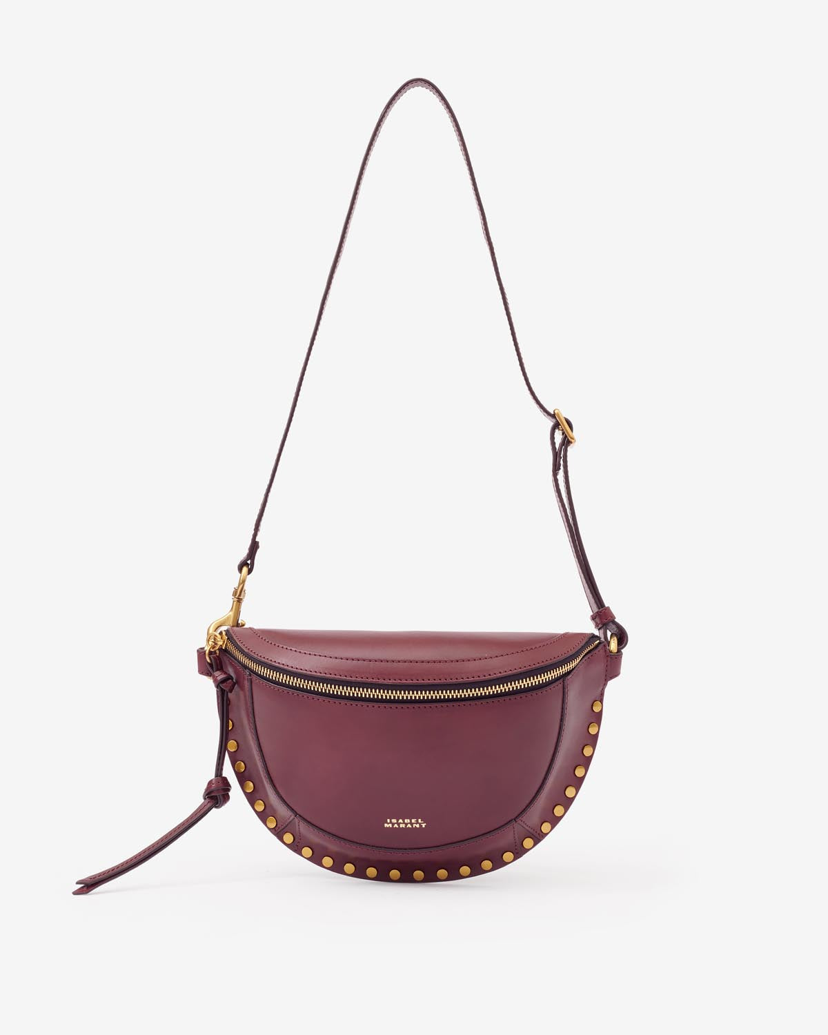 Burgundy belt bag online