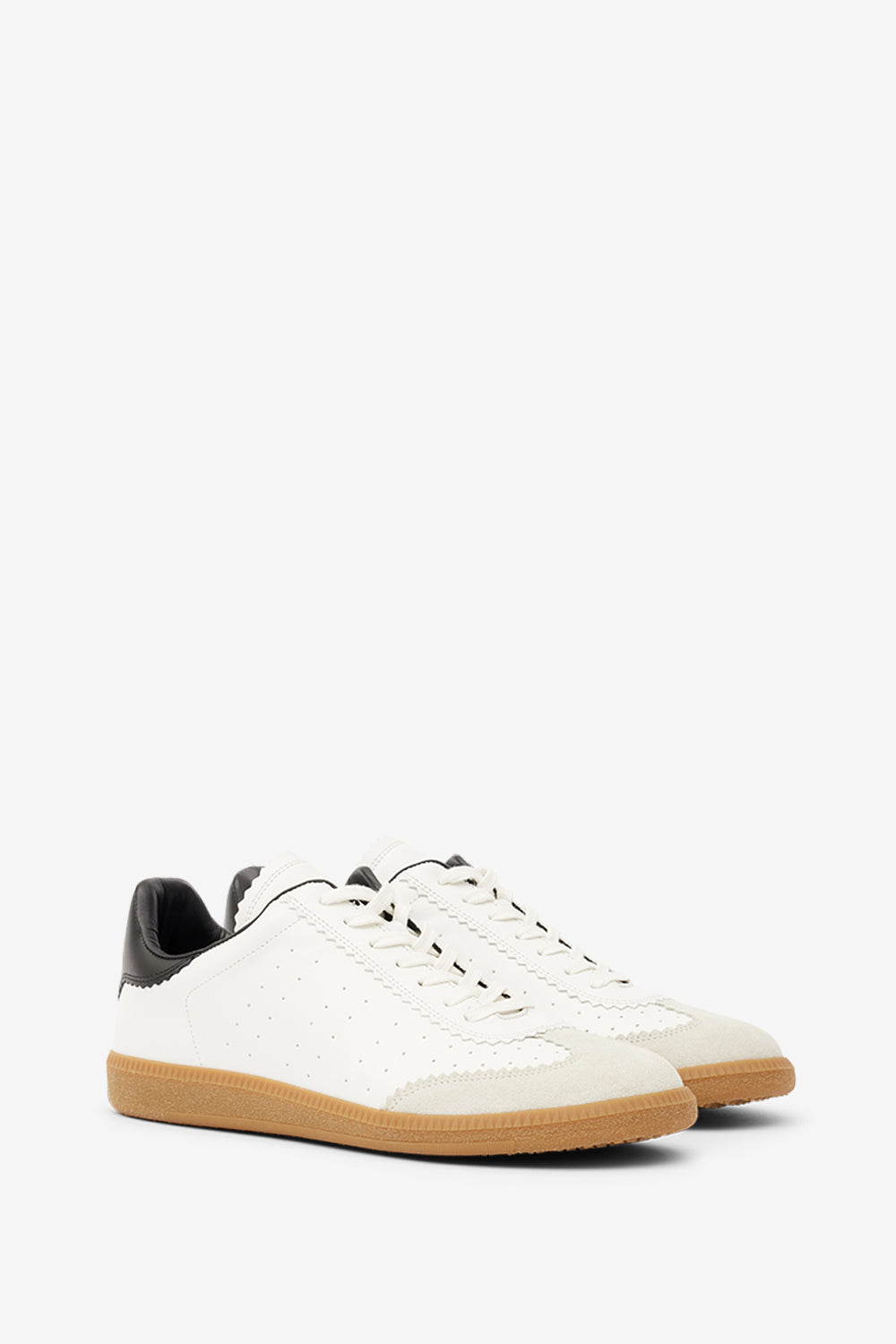 Niedriger sneaker brycy aus leder - Weiß - Man - 3