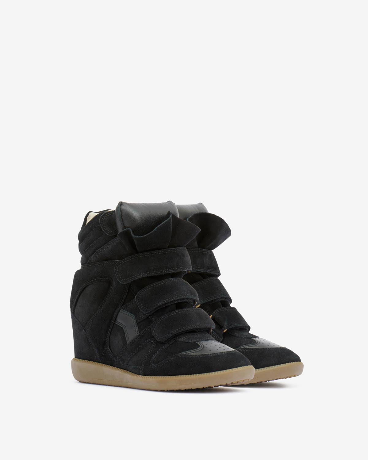 Isabel Marant Bekett Suede Sneakers Black