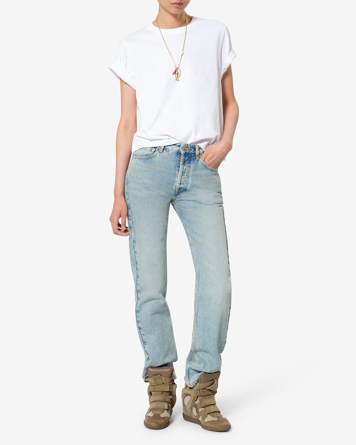 Bekett Sneakers Woman taupe | ISABEL MARANT Official online store