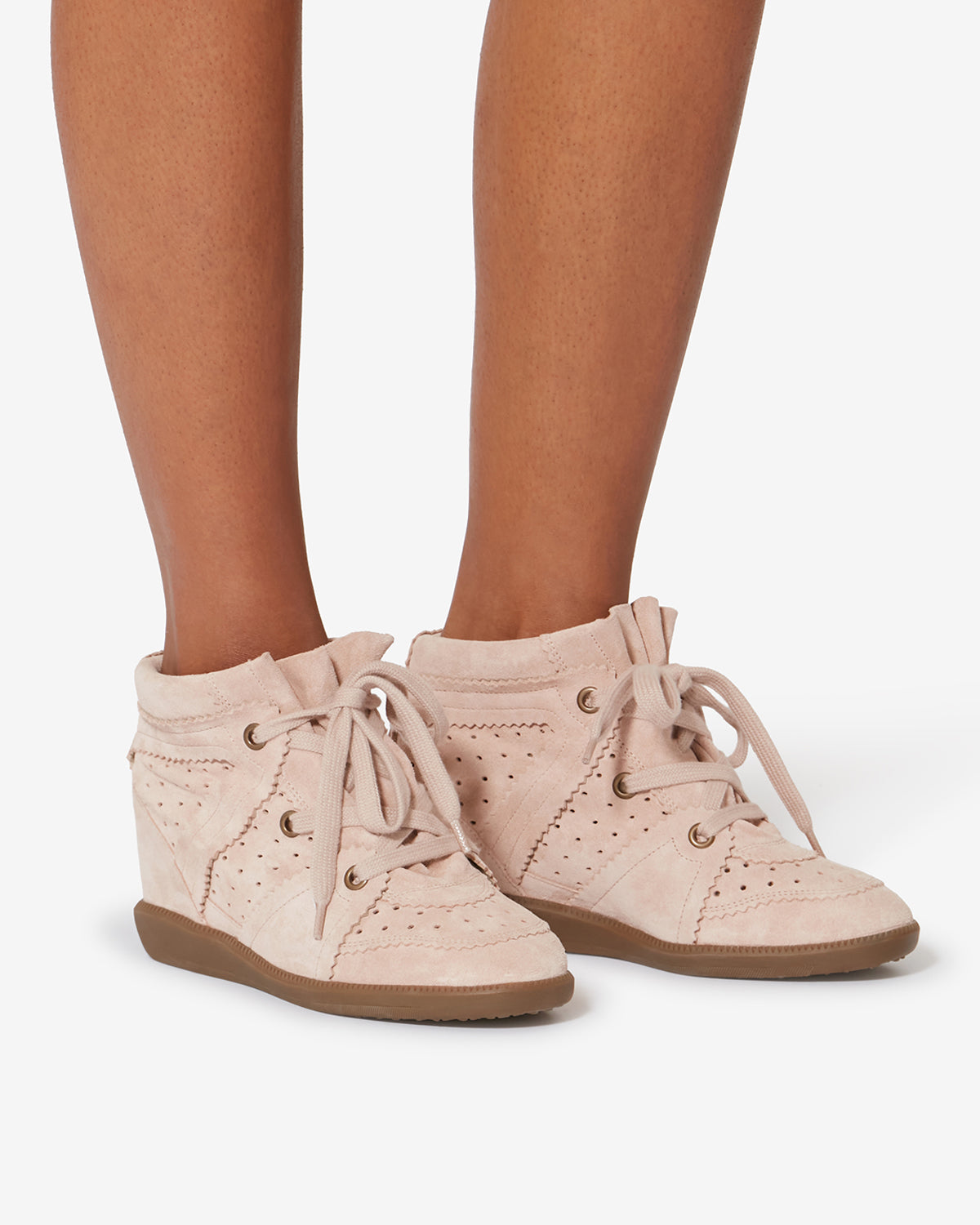 BOBBY SNEAKERS Woman pale pink | ISABEL MARANT Official online store