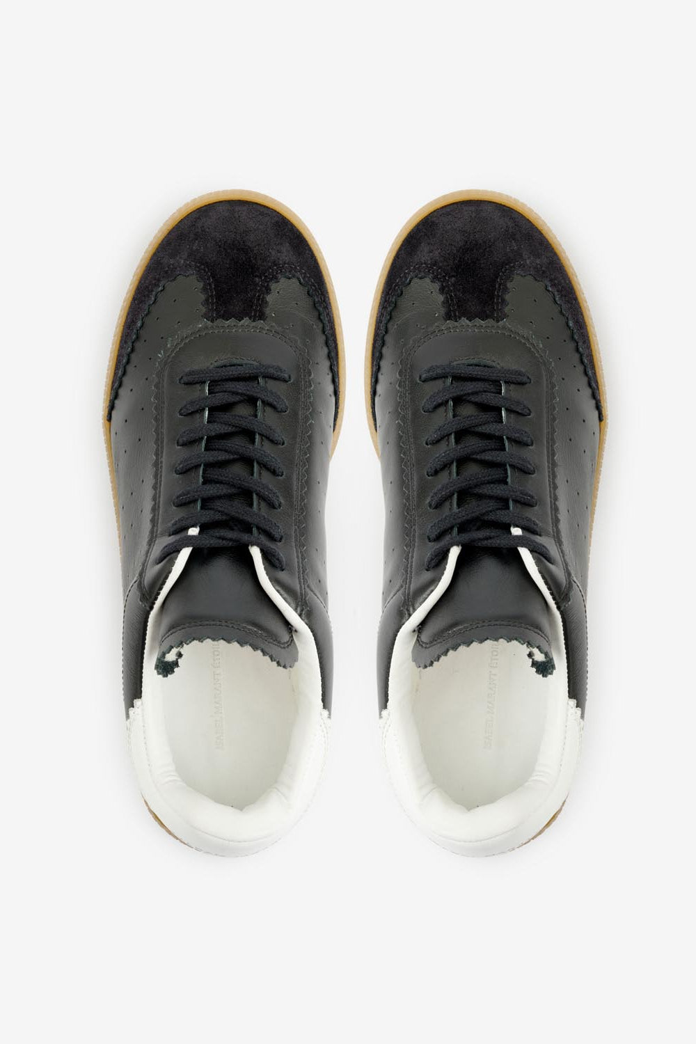 Bryce low-top leather sneakers - Black - Woman - 5