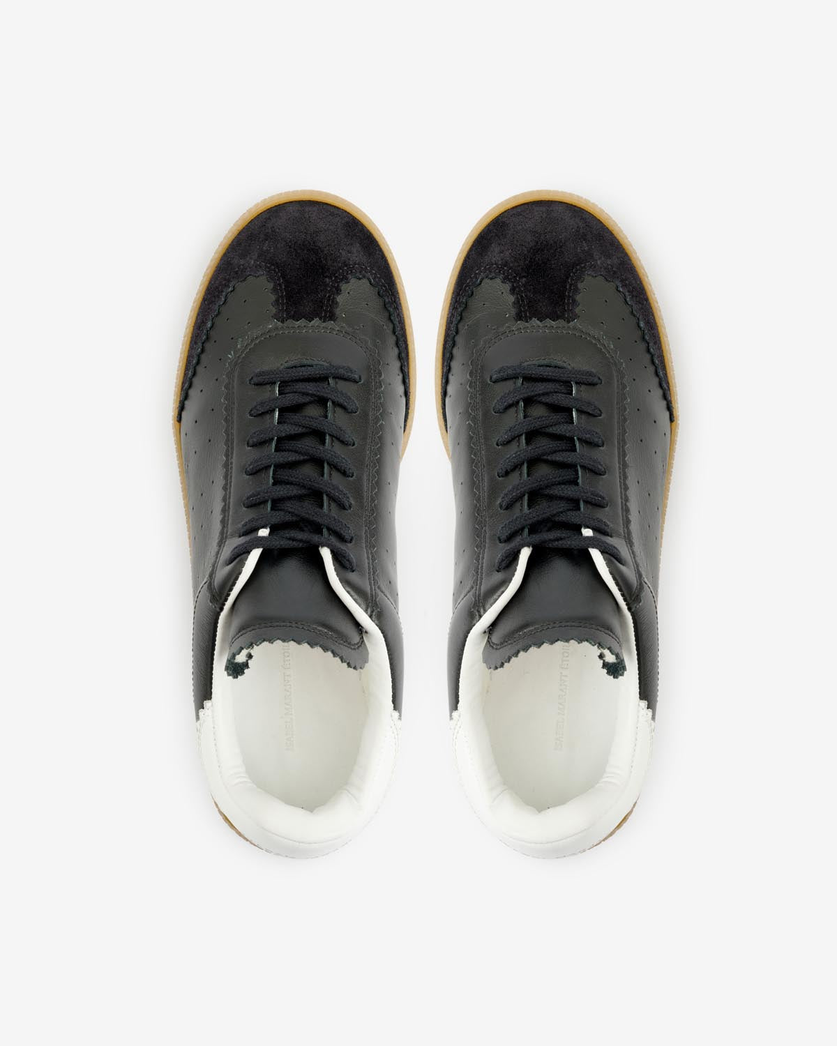 Bryce low-top leather sneakers - Black - Woman - 5