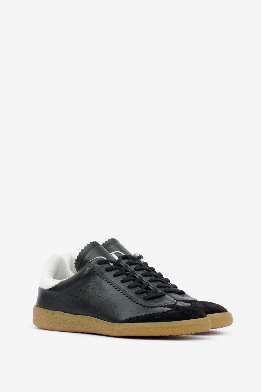 Bryce low-top leather sneakers - Black - Woman - 7