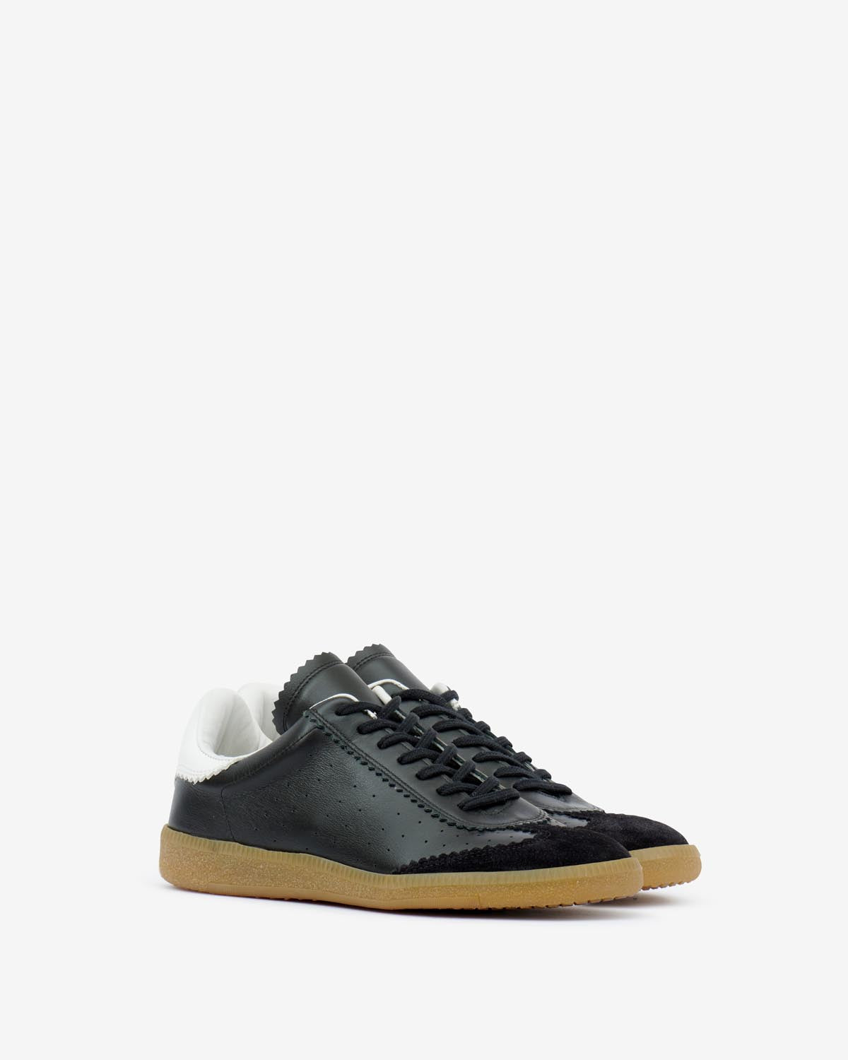 Bryce low-top leather sneakers - Black - Woman - 7