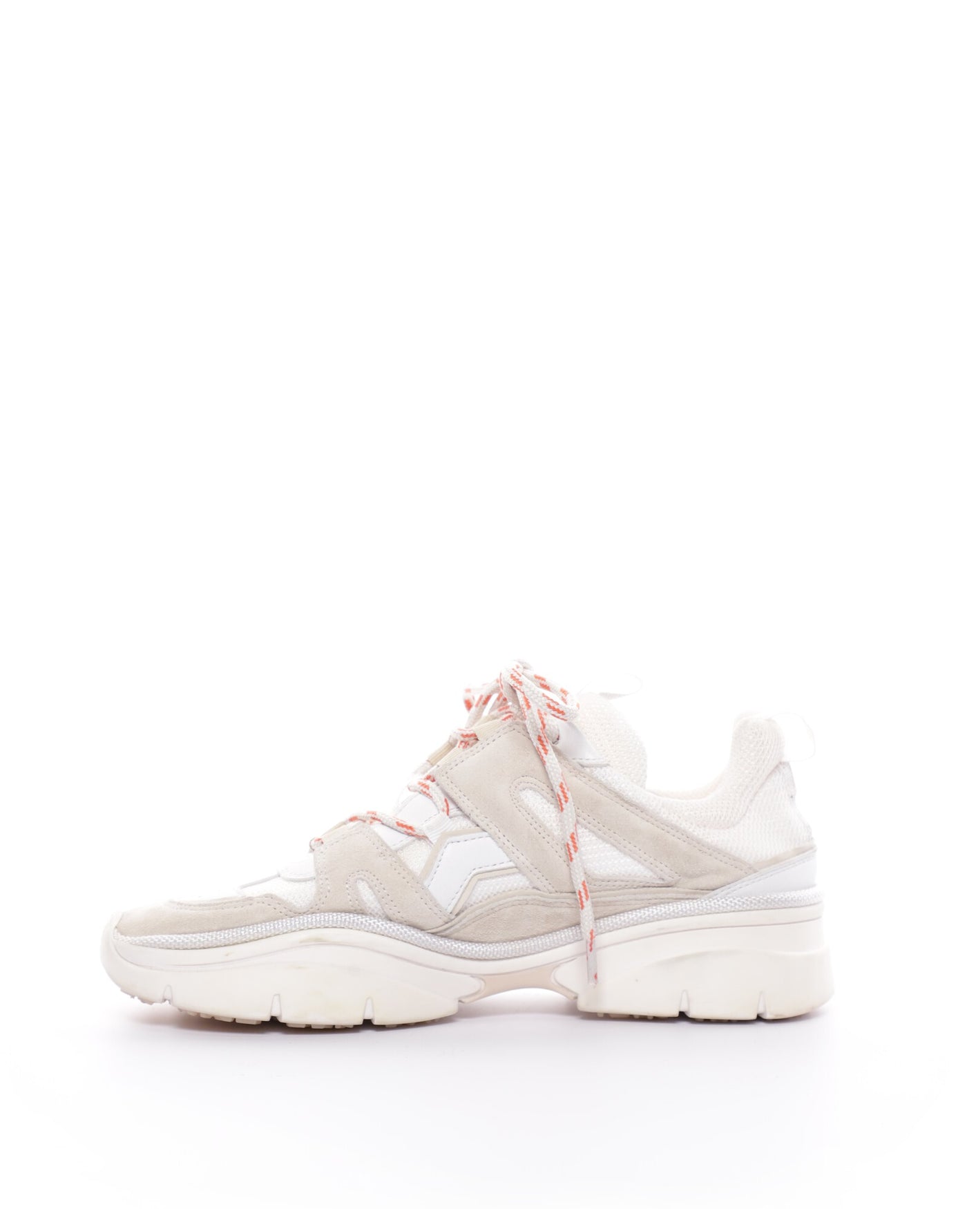 Kindsay leather low-top sneakers - Chalk - Woman - 5