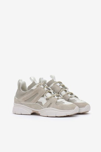 Baskets basses en cuir lindsay - Beige - Woman - 6