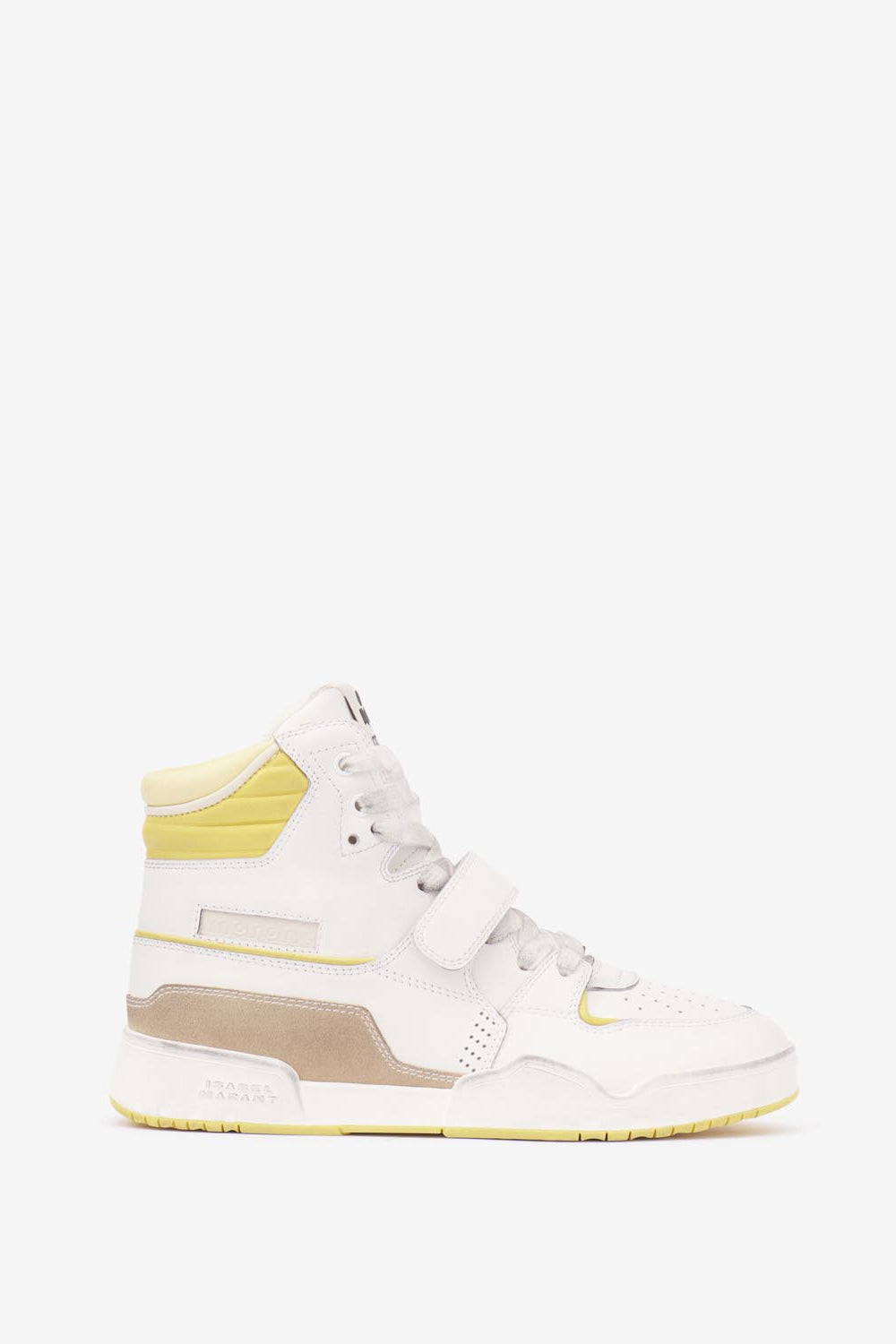 Baskets montantes en cuir alsee - Clair jaune-jaune - Woman - 1