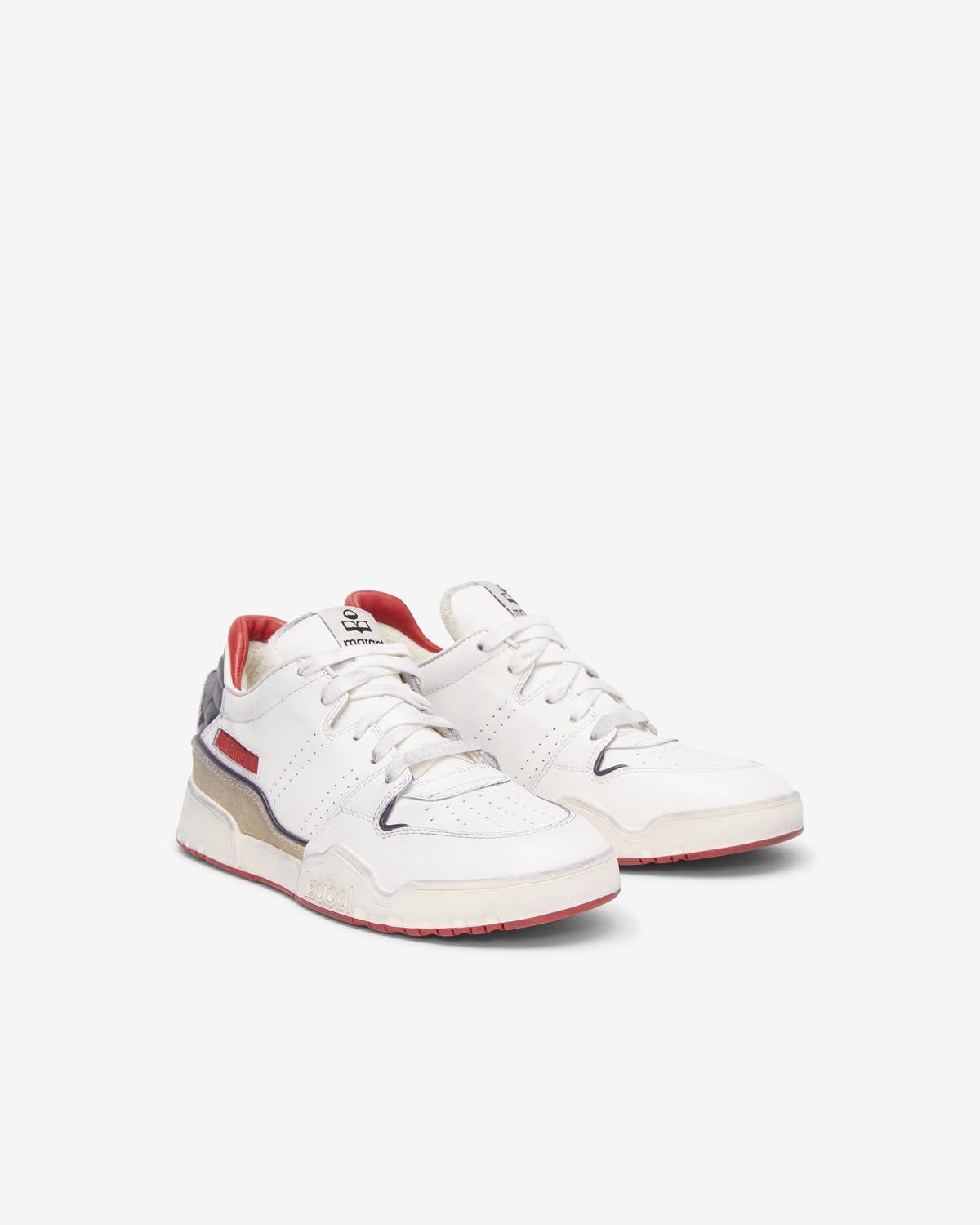 Emreeh leather low-top sneakers - 青 - Woman - 2