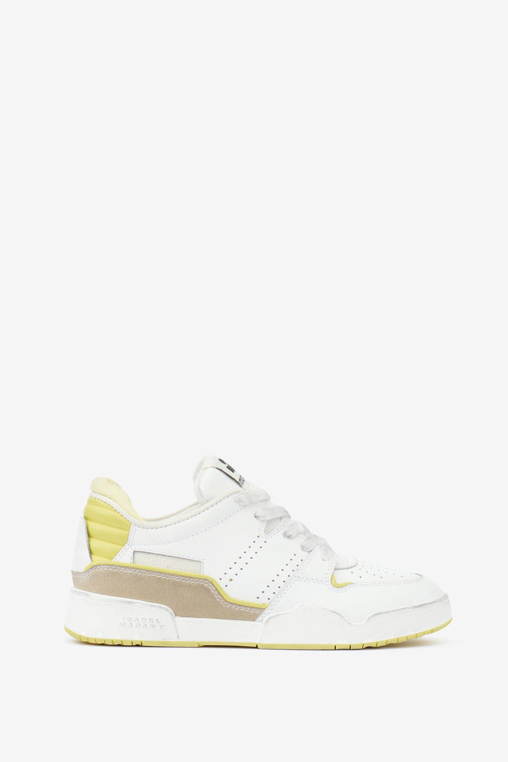 Baskets basses en cuir emree - Clair jaune-jaune - Woman - 1