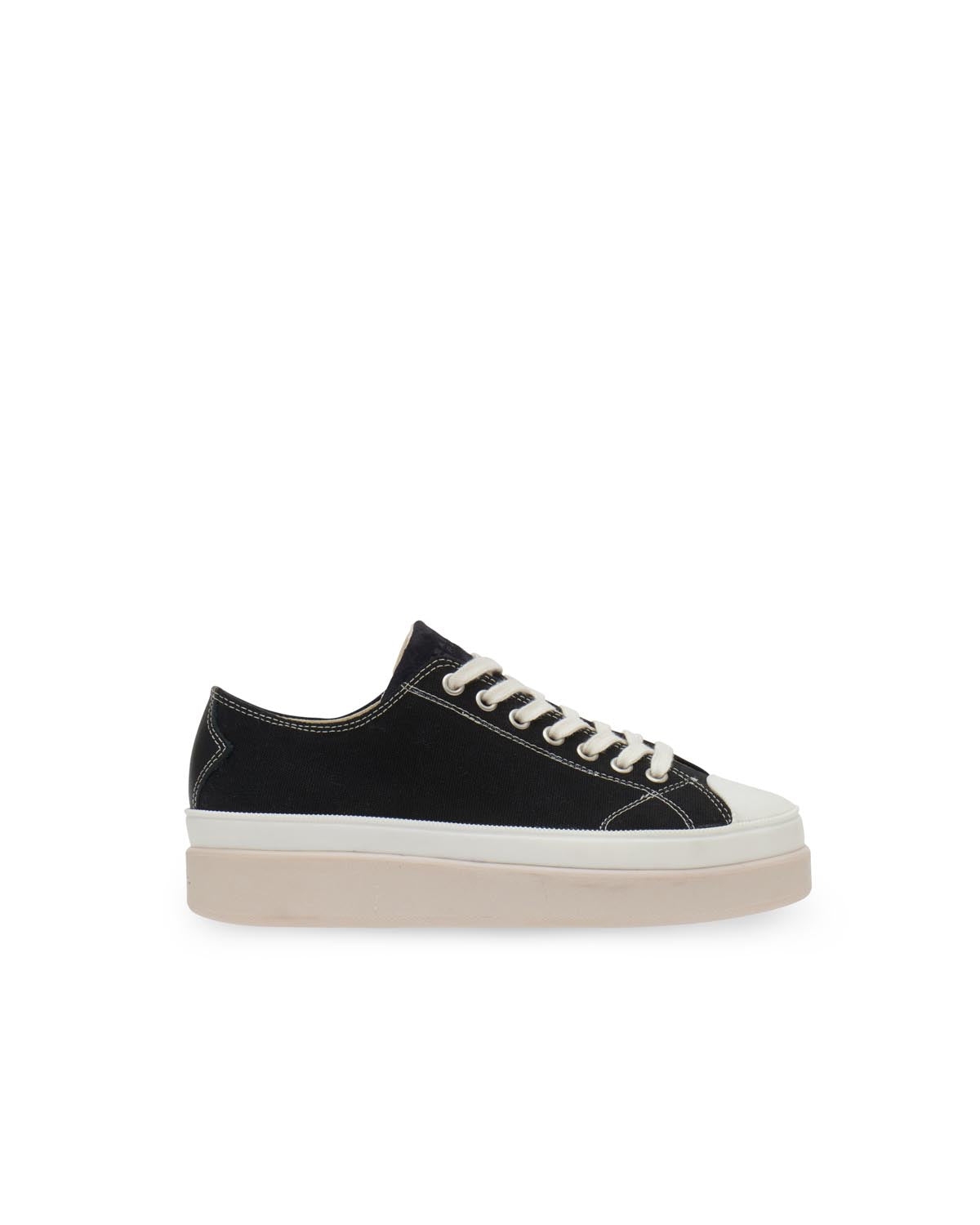 Flatform-sneakers austen low aus canvas - Schwarz - Woman - 1