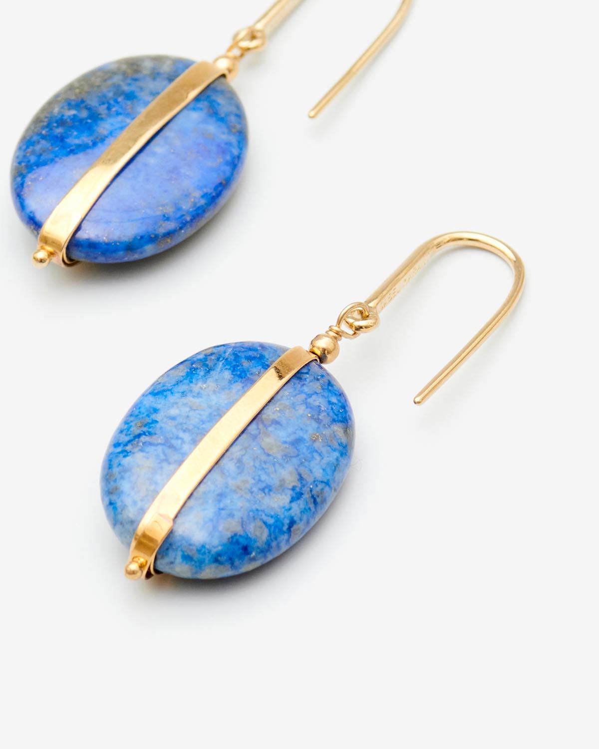 Stones earrings Woman Navy blau 1