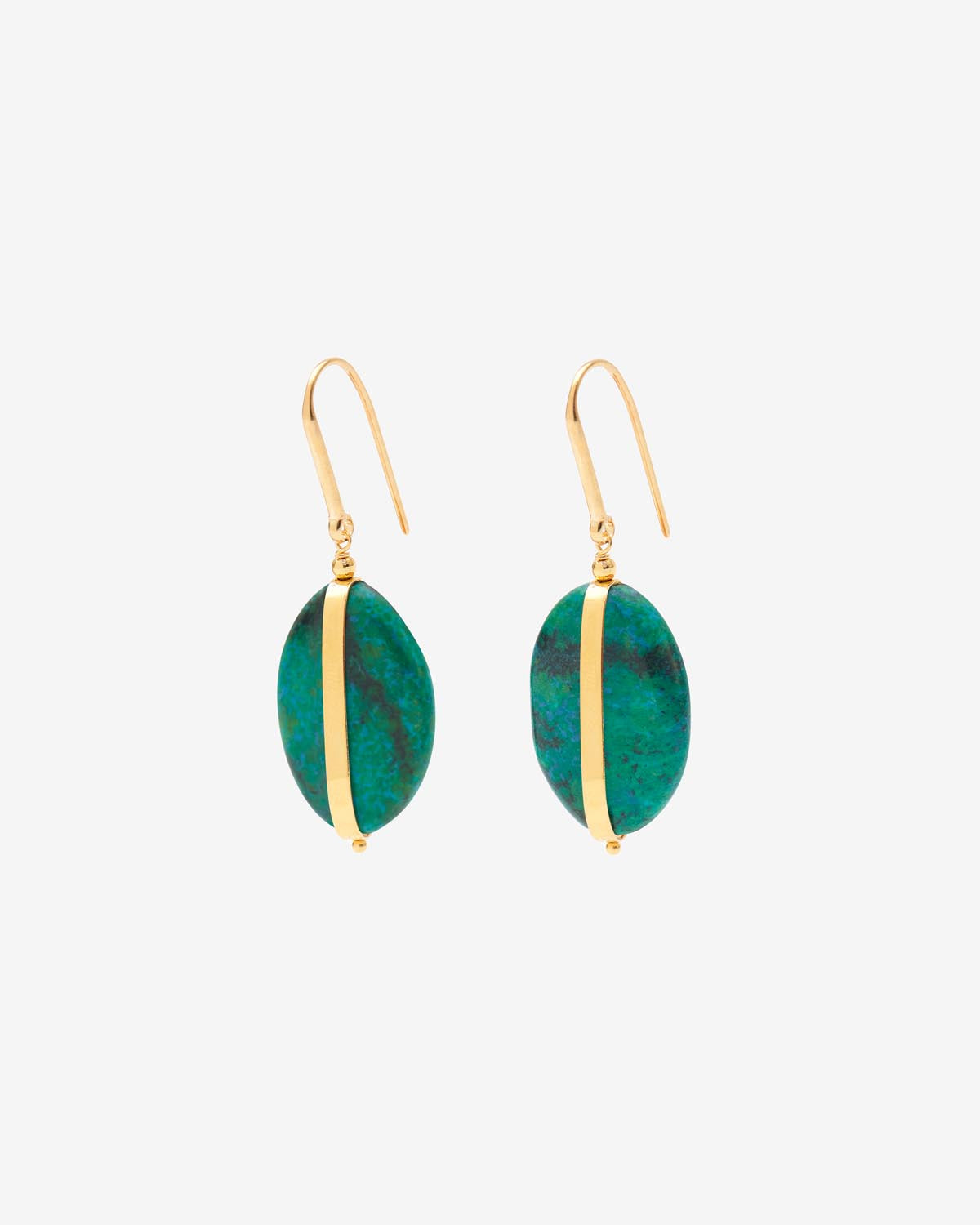 Stones earrings Woman Turquoise 4