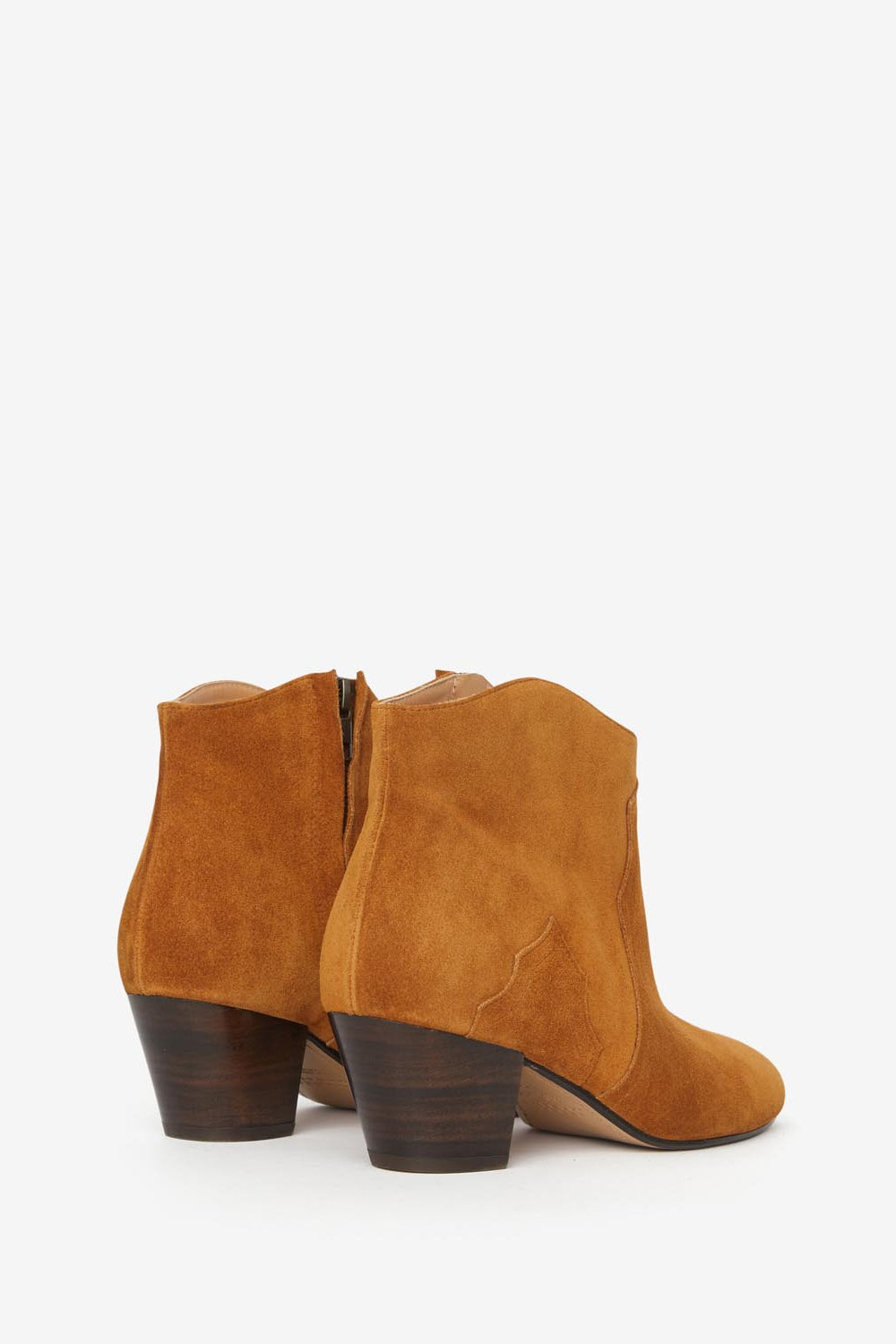 Dicker suede leather boots - Cognac - Woman - 2