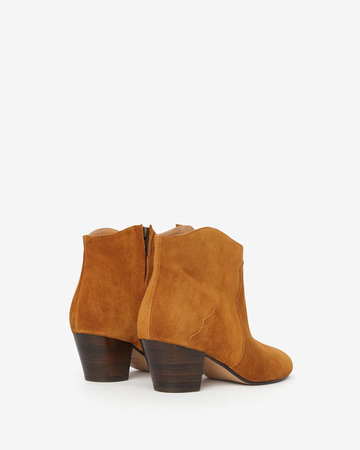 Dicker suede leather boots - Cognac - Woman - 2