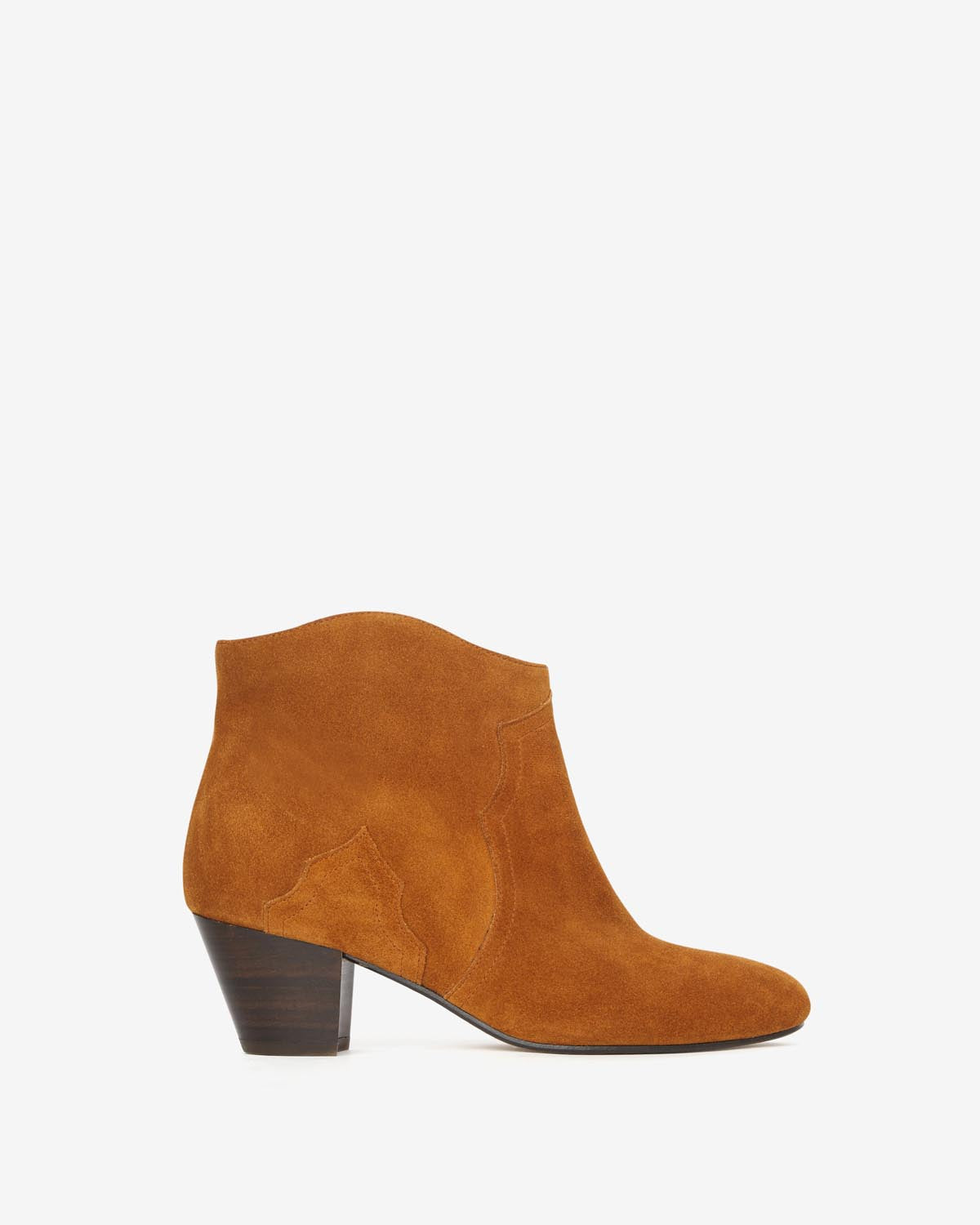 Dicker suede leather boots - Cognac - Woman - 1