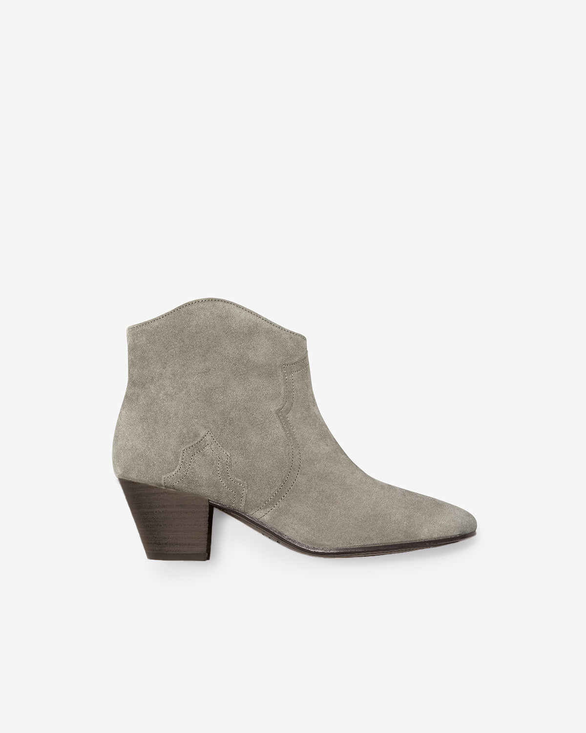 Dicker suede calfskin leather boots - Taupe - Woman - 1