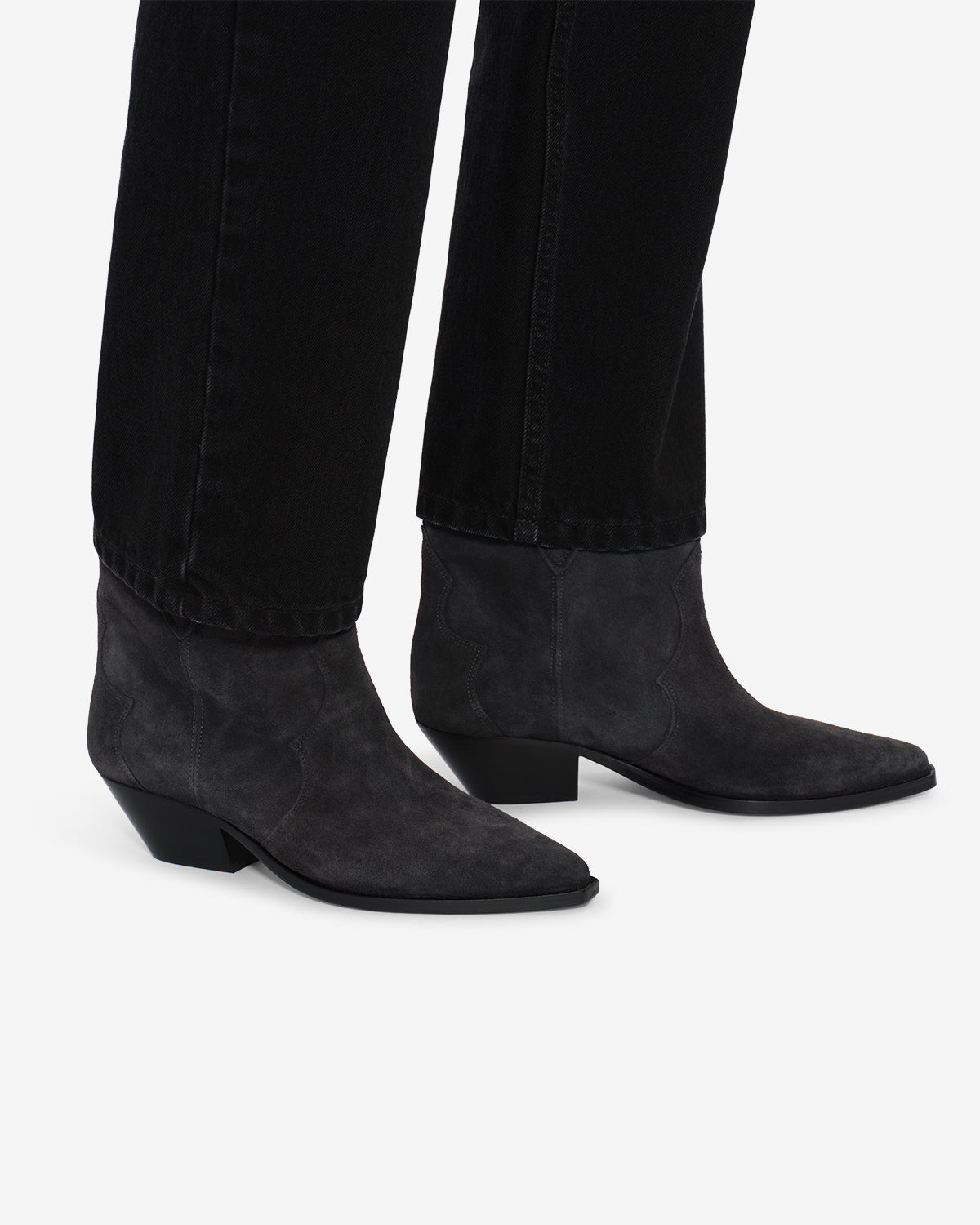 DEWINA ブーツ 女性 ウォッシュドブラック | ISABEL MARANT 公式サイト