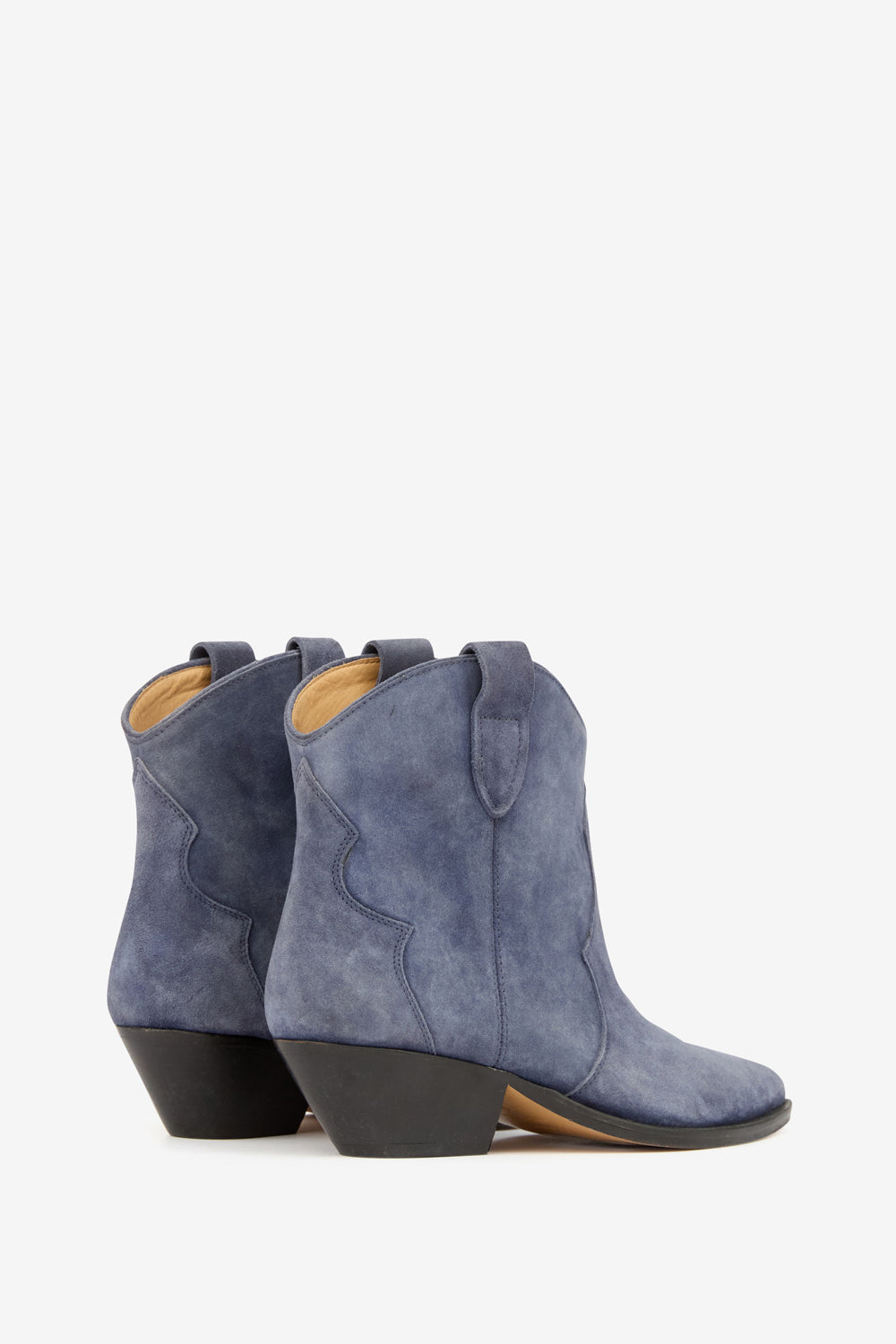 Dewina suede calfskin leather cowboy boots - Ombre blue - Woman - 2