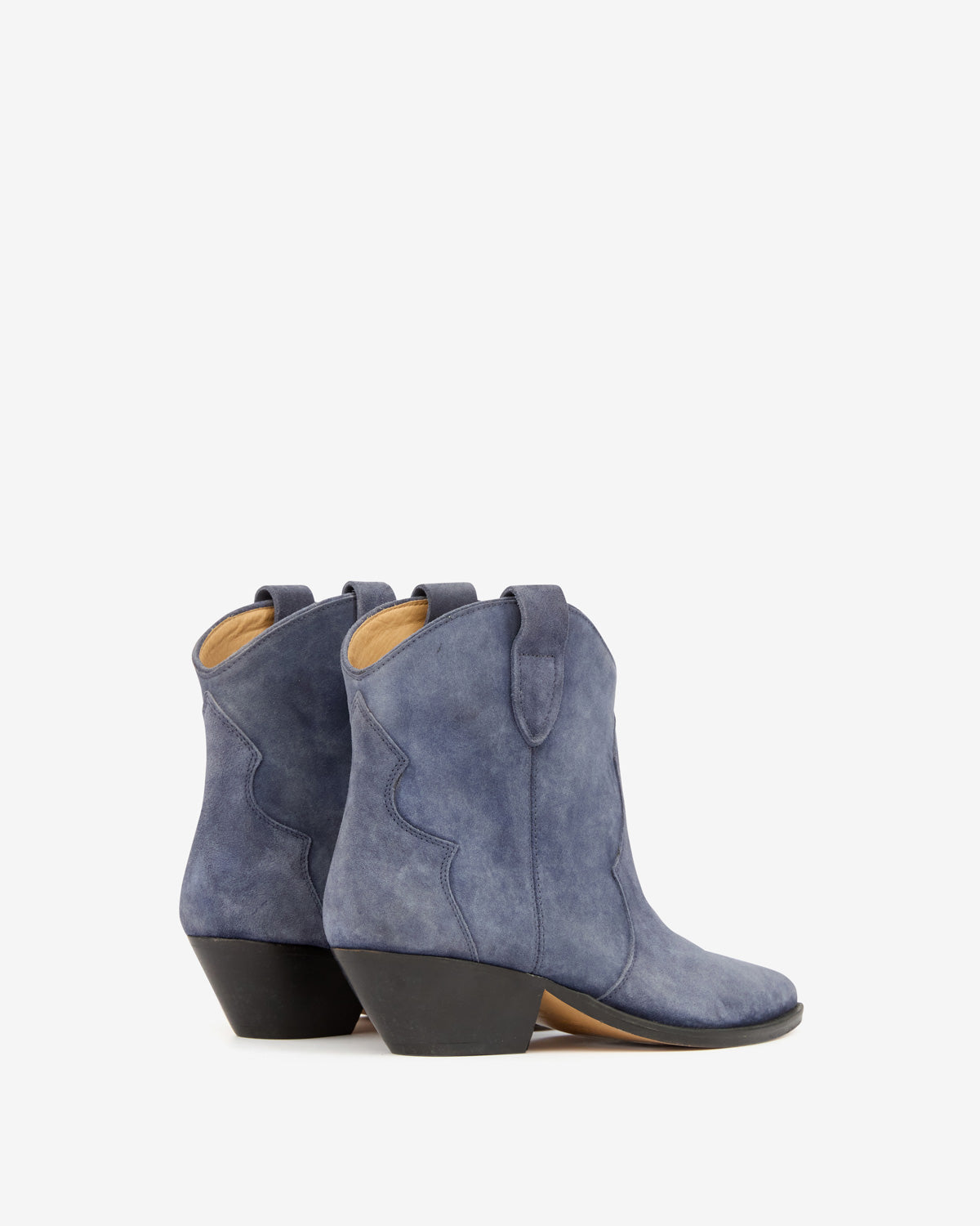 Dewina suede calfskin leather cowboy boots - Ombre blue - Woman - 2
